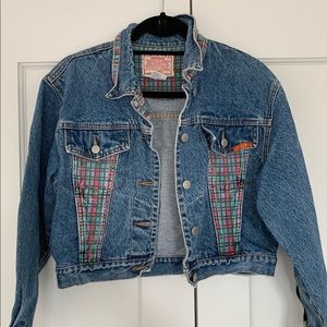 Vintage Jordache crop jean jacket